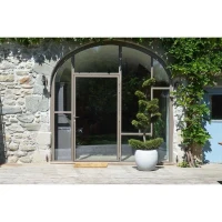 EDA Pot rond GRAPHIT - 46L - Ø50cm x H 45 cm - Blanc cérusé(m-5)