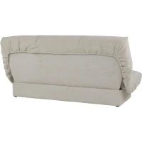 Banquette clic-clac CLEM - 3 places - Tissu en velours côtelé - Beige - Densité 20kg/m3 - 190 x 90 x 92 cm - Fabriqué au Portugal(m-4)