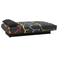 Banquette clic clac 3 places - Motif graffiti -  Style Contemporain - L 190 x P92 cm - DREAM(m-4)