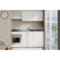 Cuisine complete OSLO - L 180cm - Blanc Mat - Plan de travail inclus(m-1)