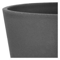 DEROMA Pot de fleurs Origin - 48 x 40 cm - 49 L - Anthracite(m-4)