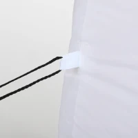 Outsunny Pupazzo di neve gonfiabile di Natale, alto 240 cm, con luci a LED, 177x78x240cm, Multicolore(m-5)