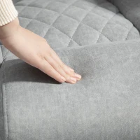 HOMCOM Silla de oficina, silla de oficina ergonómica, altura ajustable, reposabrazos abatibles, 70 x 70 x 114-122 cm, gris(m-5)