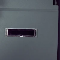 HOMCOM Caja de Correo Buzón, Con Cerradura, Buzón con Soporte, 2 Llaves, Acero, 44x15x114 cm, Gris Oscuro(m-7)