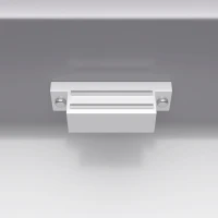 Badezimmerschrank mit Waschbecken, freistehend, großer Stauraum, 76 x 46 x 87 cm, Grau(m-8)