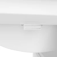 Bodenstehender Badezimmerschrank mit Waschbecken, vielfältiger Stauraum, 76 x 46 x 83,5 cm, Weiß(m-6)