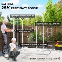 Outsunny 6 x 5ft Garden Shed, Plastic Shed with Floor, Window, Lockable Doors and Vents, Wood Effect Resin Tool Shed for Outdoor Patio, Dark Grey(m-4)