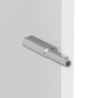 Multifunktionale Vitrine mit Glastrennwand, LED-Farbwechsellicht, 40 x 29 x 170 cm, Weiß(m-8)