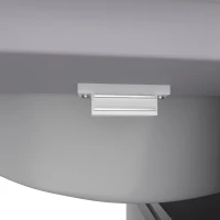 Bodenstehender Badezimmerschrank mit Waschbecken, vielfältiger Stauraum, 76 x 46 x 83,5 cm, Grau(m-6)