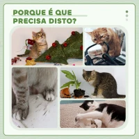 PawHut Arranhador para Gatos com Plataforma Rede Caverna Cama Postes de Sisal e Bolas de Brincar 48x40x126 cm Cinza(m-6)