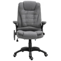 Vinsetto Fotoliu Relax – 6 Zone de Masaj, Gri(m-12)