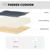 HOMCOM Ergonomic office chair with adjustable footrest and liftable armrests, height-adjustable, 59x62x99-119cm, gray(m-4)