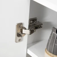 HOMCOM Dulap Pantofar Compact Alb pentru Hol(m-9)