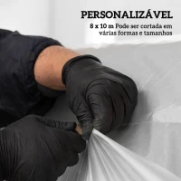 Outsunny Cobertura de Substituição para Estufa  6x10 m de Polipropileno para Horta Plantas Agricultura Jardim Tranparente(m-5)