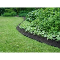 Bordure de jardin en caoutchouc recyclé - GARDEN ID Eco Border - 5 m H20 cm - Indestructible - Flexible, pose droite ou courbée.(m-3)