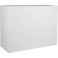 EDA Bac a fleurs Muret Loft GRAPHIT - 46 L - 78,5 x 29,5 x 60 cm - Blanc cérusé