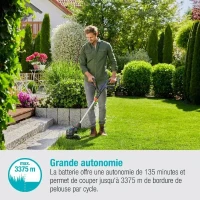 Coupe-bordure a batterie GARDENA ComfortCut 23/18V P4A - 18V - 23 cm(m-6)