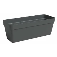 ARTEVASI Jardiniere - Plastique - Anthracite - Rectangulaire - L49,9 x P20 x H18,1cm(m-1)