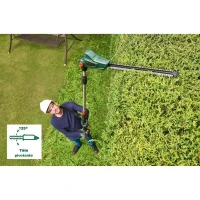 Taille-Haies sans fil télescopique Bosch - UniversalHedgePole 18 (1 Batterie 18 V 2,5 Ah, Chargeur, Longueur de lame 43 cm)(m-2)