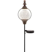 Lanterne solaire - GARDEN ID Royal - H91 cm - Autonomie 6-8h - Bontou on/off - Pile rechargeable AAA.(m-3)