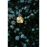 Lanterne solaire - GARDEN ID Royal - H91 cm - Autonomie 6-8h - Bontou on/off - Pile rechargeable AAA.(m-2)