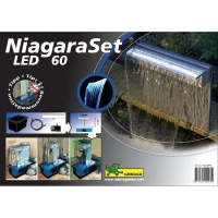 Ubbink Ensemble de cascade Niagara 60 cm LED avec pompe 401379(m-5)