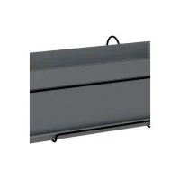 ARTEVASI Kit Jardiniere CAPRI - 50cm anthracite - 50,2 x 28,5 x h20,7 cm - 1,54L(m-2)