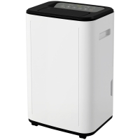 HOMCOM Deshumidificador Eléctrico Depósito de Agua 6 Litro 20L/día con 3 Modos 2 Velocidades Temporizador 33,5x26x53 cm Blanco