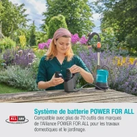 Pompe immergée pour collecteur d'eau de pluie Gardena 2000/2 18V P4A(m-4)