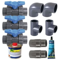 UBBINK Kit Bi-pass pour pompe a chaleur de piscine(m-1)