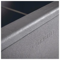 DEROMA Jardiniere Muret Cosmo - 78 x h39 cm - Perle - A réserve d'eau - Roulettes(m-5)