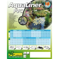 Ubbink Bâche pour bassin de jardin / étang en PVC 6 * 7 metres Noir 401398(m-4)