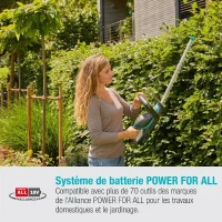 Taille-haies a batterie GARDENA - ComfortCut 60/18V - 18V - 60 cm (Livré avec batterie Li-ion 2,5Ah + chargeur)(m-4)