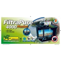 Ubbink Ensemble de filtre de bassin FiltraPure 4000 Plus 26 L 1355971 401418(m-1)