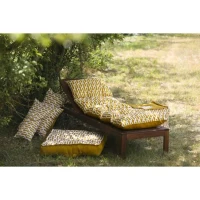 Coussin bain de soleil - JARDIN PRIVE - FLOCONS ELECTRO - Cumin(m-1)
