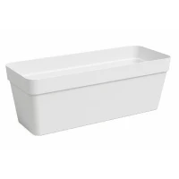 ARTEVASI Jardiniere CAPRI - Rectangulaire - Plastique - Blanc L49,9 x P20 x H18,1cm(m-1)