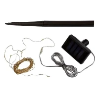 Guirlande solaire extérieure LUCIOLE 200 leds blanc chaud - SMART GARDEN - 21.9m(m-2)