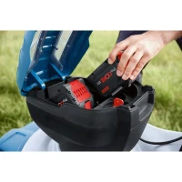 Bosch Professional 18V Tondeuse a gazon sans-fil GRA 18V2-46 (46 cm de coupe, bac ramassage 60 l, mulching) sans batterie(m-3)