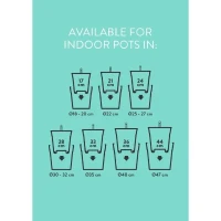 ELHO Pot a fleurs Self-watering Insert - Ø 33 x H 31 cm - Intérieur, accessoires - 100% recyclé - Noir(m-4)