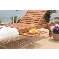 Bain de soleil jardin en eucalyptus FSC - 1 personne - RAUHA - Marron(m-3)