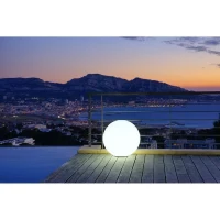 LUMISKY - Boule lumineuse filaire pour extérieur LED - blanc BOBBY - Ø60cm culot E27(m-2)
