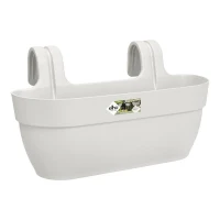 ELHO Balconniere Vibia Campana Easy Hanger Large -  7,5 L - 46 x 24 x 26,5 cm - Blanc Soie(m-1)
