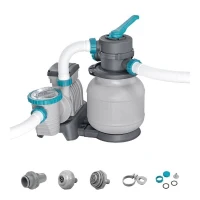 Filtre a sable / pompe de filtration pour piscine jusqu'a 42 m3- Bestway - 6 056 L/h - Avec préfiltre(m-1)