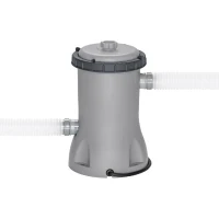 Kit Piscine hors sol tubulaire BESTWAY - Steel Pro MAX™ - 427 x 250 x 100 cm - Ovale (Avec filtre a cartouche, 1 cartouche et échell(m-5)