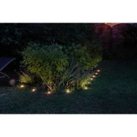 Guirlande solaire a planter 10 LED blanches - GALIX - 5m - 0,5W - 100 Lumens - 8h d'éclairage(m-1)