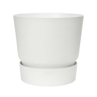 ELHO Pot de fleur GREENVILLE - Ø 47 x H 44,1 cm - 100% recyclé - Blanc
