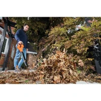 Souffleur sans fil BLACK+DECKER - GWC1820PCB-XJ - 18V - Débit d'air de 209km/h - Sans batterie et chargeur(m-6)