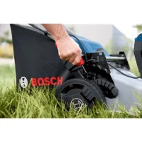 Bosch Professional 18V Tondeuse a gazon sans-fil GRA 18V2-46 (46 cm de coupe, bac ramassage 60 l, mulching) sans batterie(m-5)