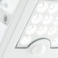 Applique extérieure - BRILLIANT - LUTON - LED et solaire - Détecteur de mouvement - Plastique et métal - 4 W - Blanc(m-6)