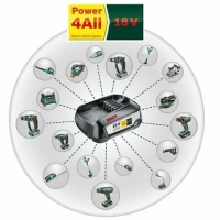 Elagueuse sur perche sans fil Bosch - UniversalChainPole 18 (Livré avec 1 batterie 18V-2,5Ah, coupe : 15cm)(m-6)